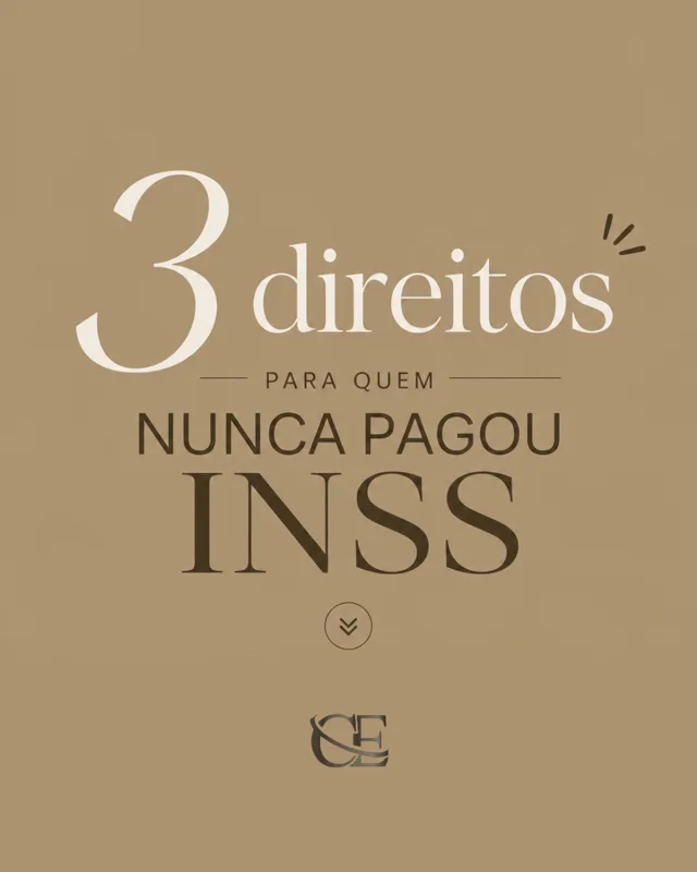 Publicação sobre direitos de quem nunca pagou INSS