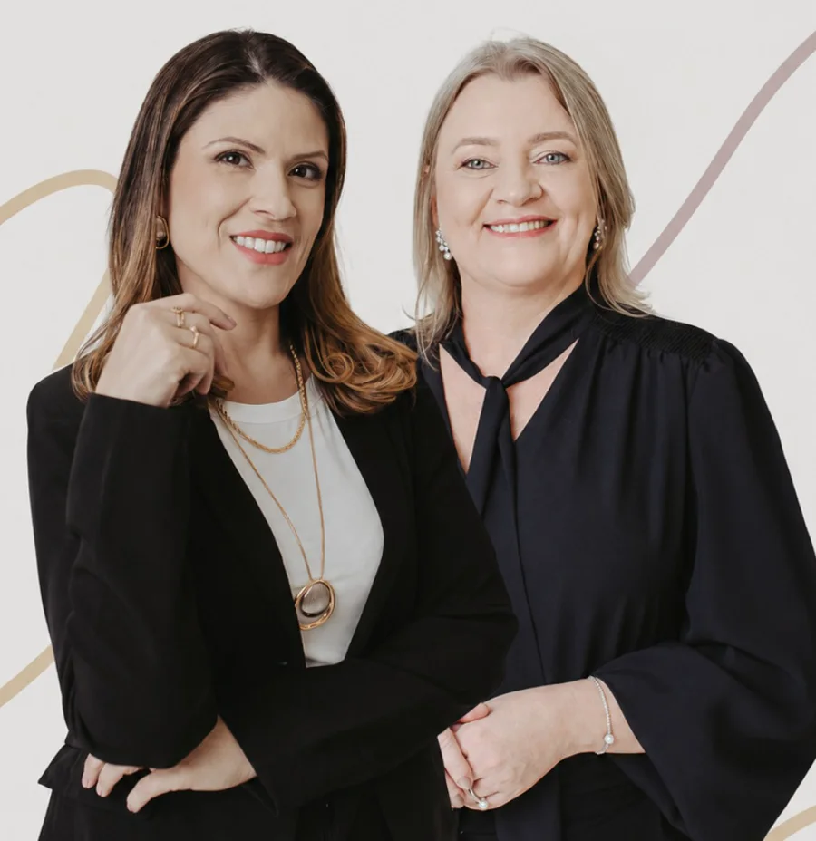 Giselly Campelo e Carlise Eidt, sócias do escritório